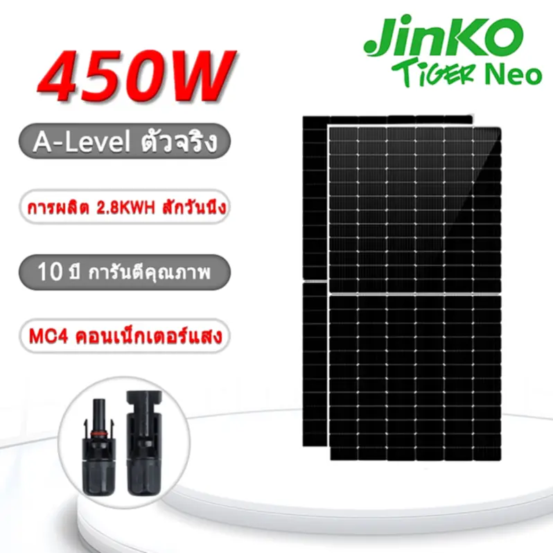 รีวิว JinKoTigerNeo Monocrystalline Solar Panel: คุ้มค่าจริงไหมกับการลงทุนพลังงานสะอาด